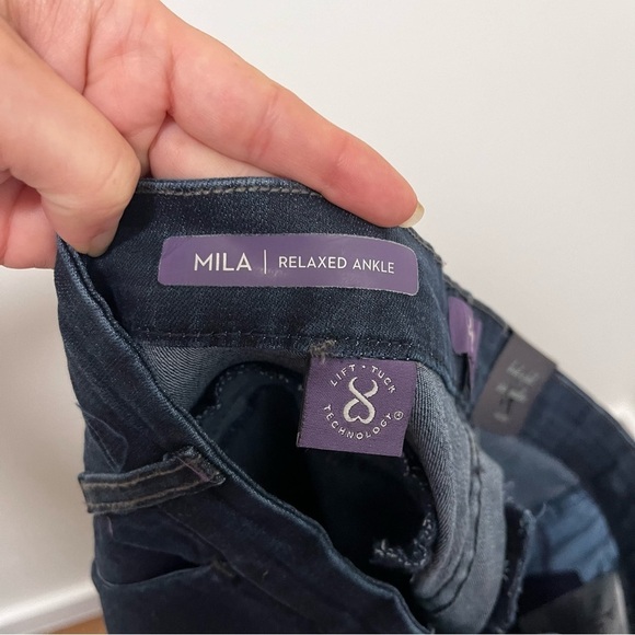 NYDJ Mila Relaxed Ankle Trouser Jeans In Verdun Wash NWT Size 4 - Picture 8 of 15